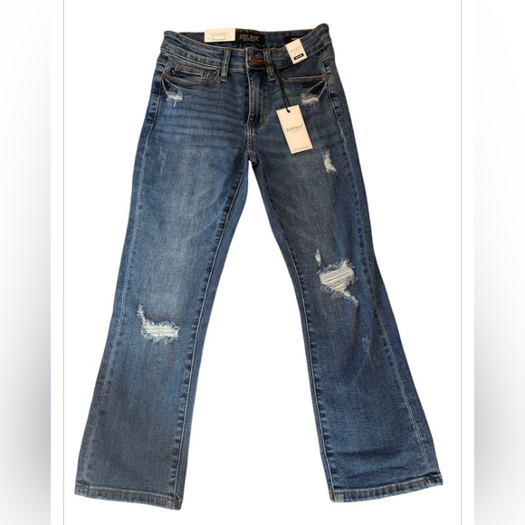 NWT Judy Blue Midrise Capri Jeans Size 3/26 - Picture 1 of 2